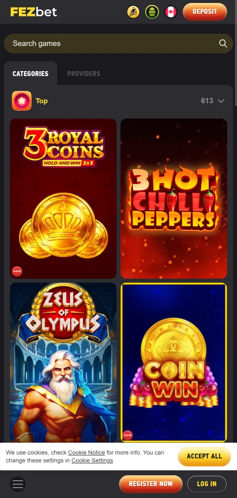 Pagamentos PIX e saques na FezBet Casino Brasil