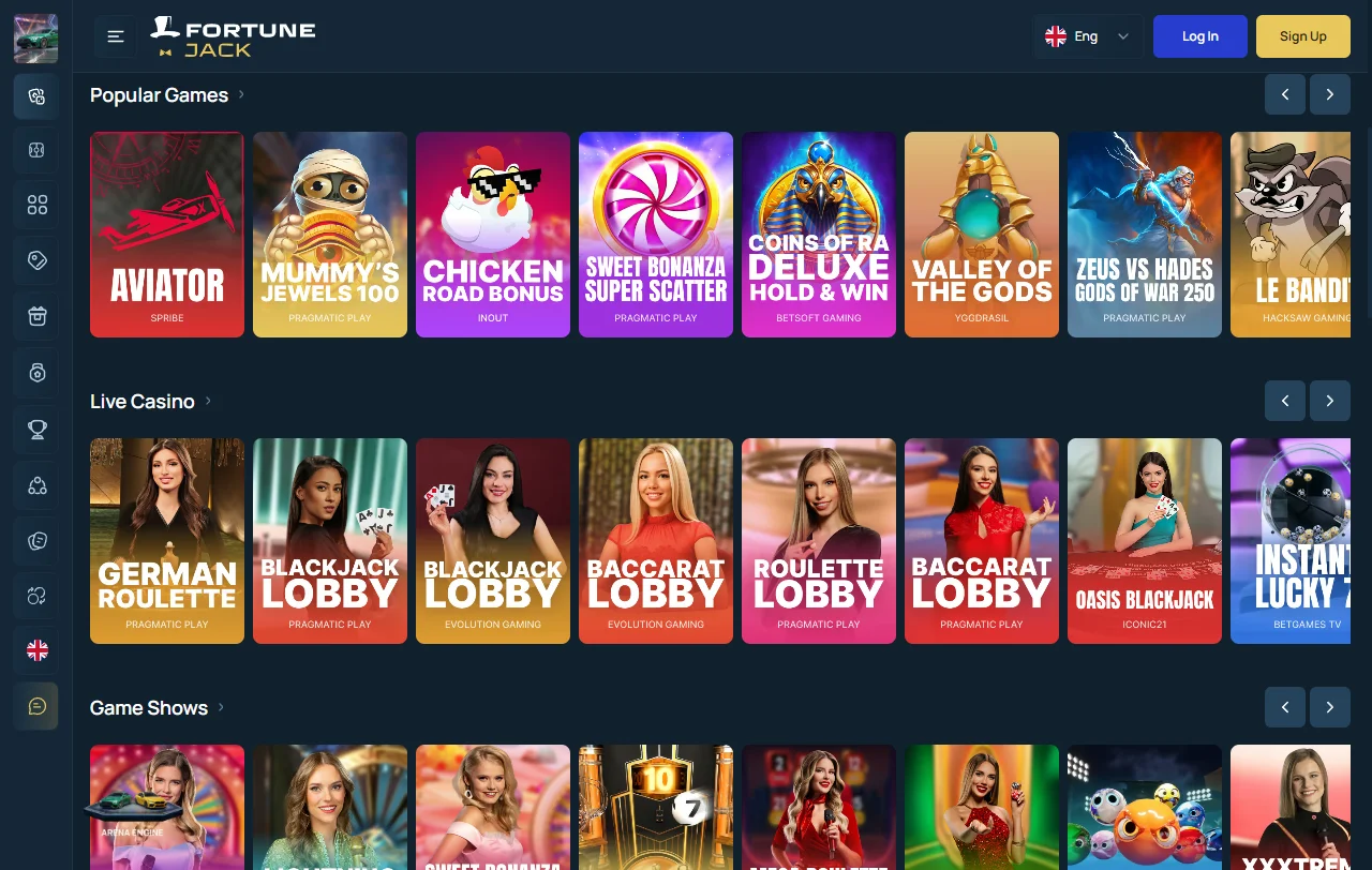 Promoções bônus e ofertas bem-vindas FortuneJack Casino Brasil