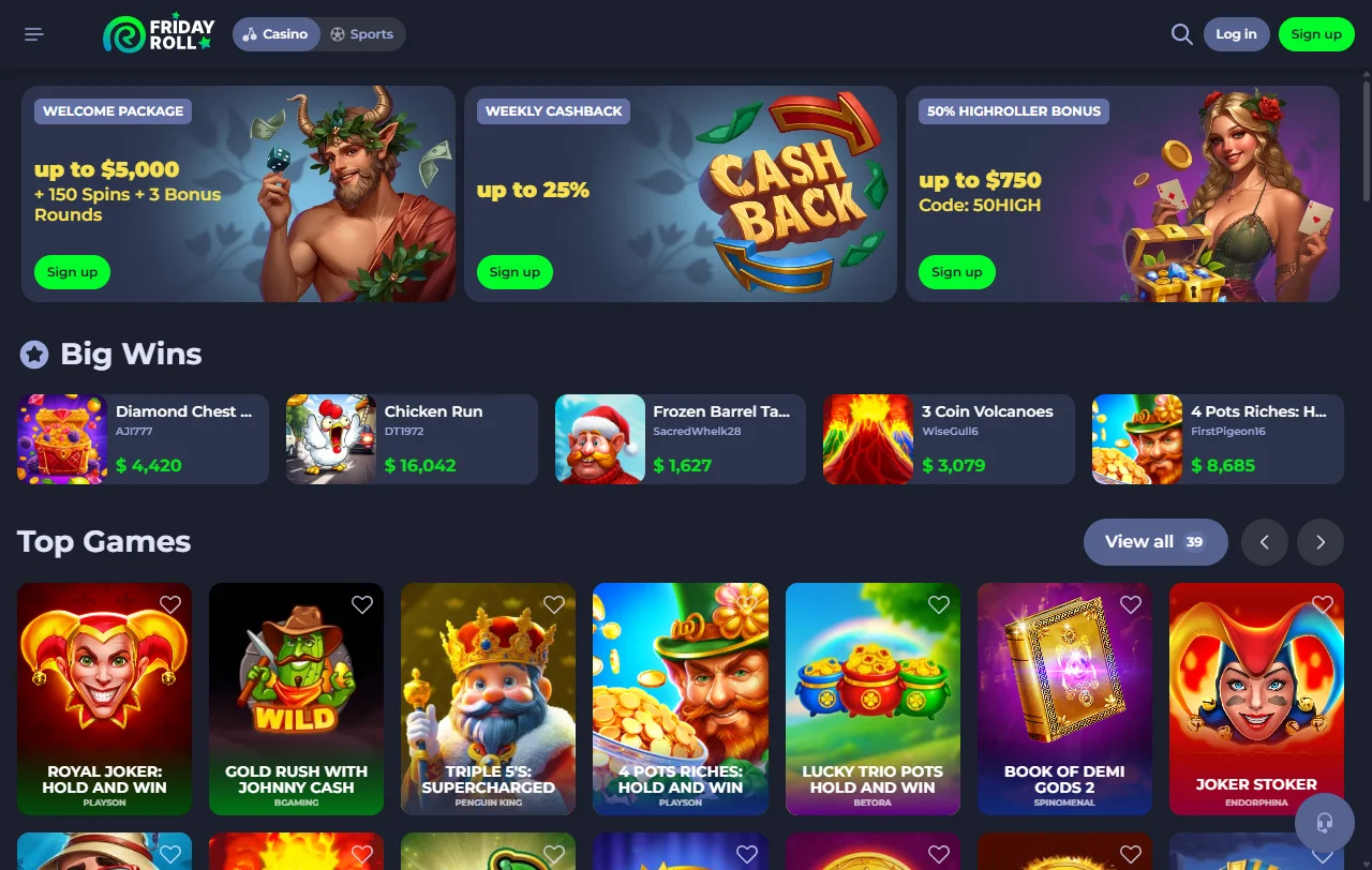 FridayRoll Casino Brasil análise completa para jogadores brasileiros