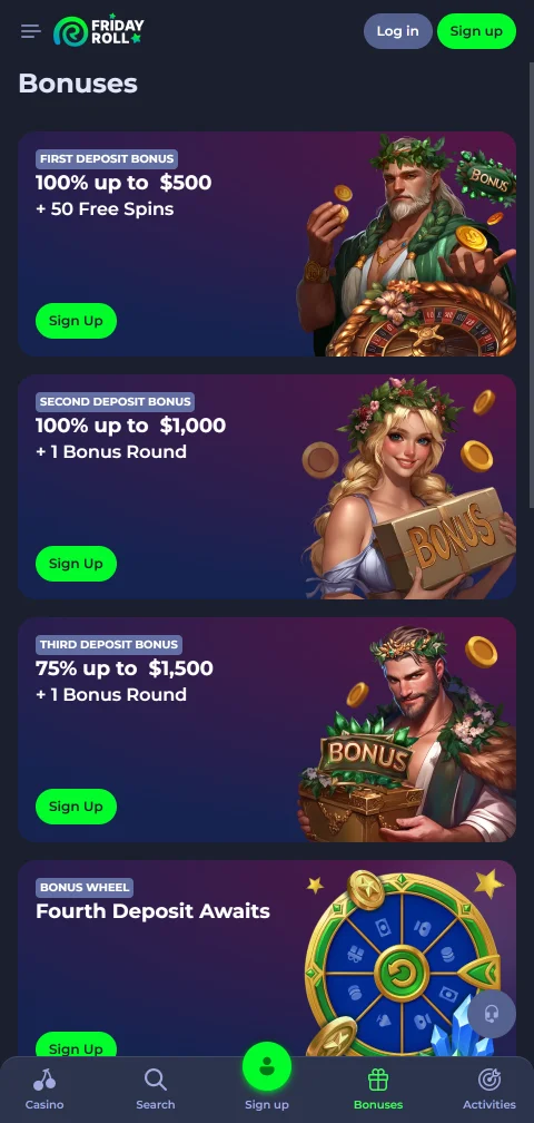 Pagamentos PIX e saques no FridayRoll Casino Brasil