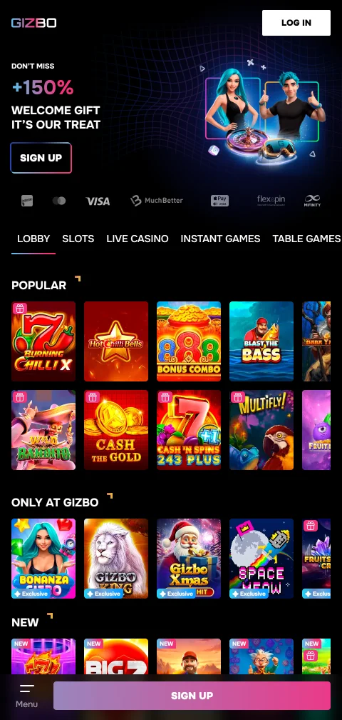 Acesso mobile otimizado Gizbo Casino Brasil