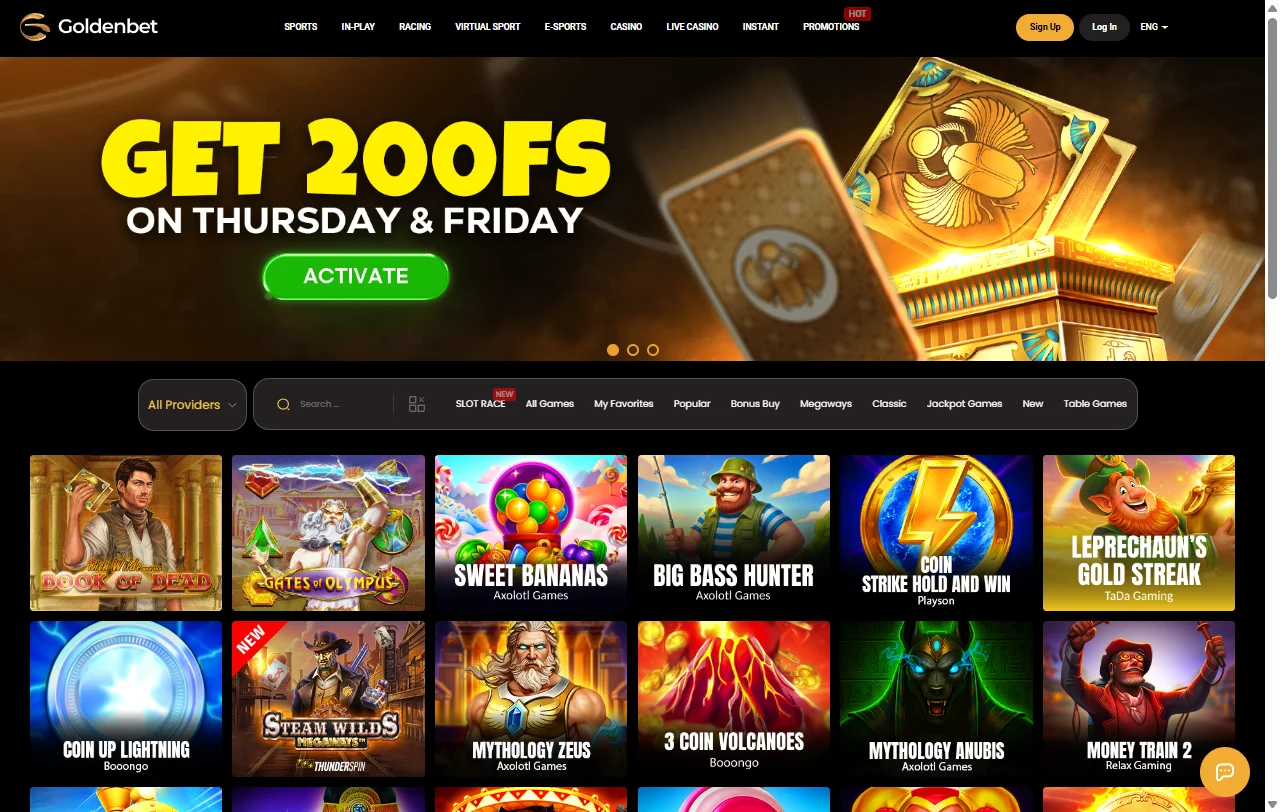 Promoções bônus boas-vindas GoldenBet Casino Brasil detalhadas