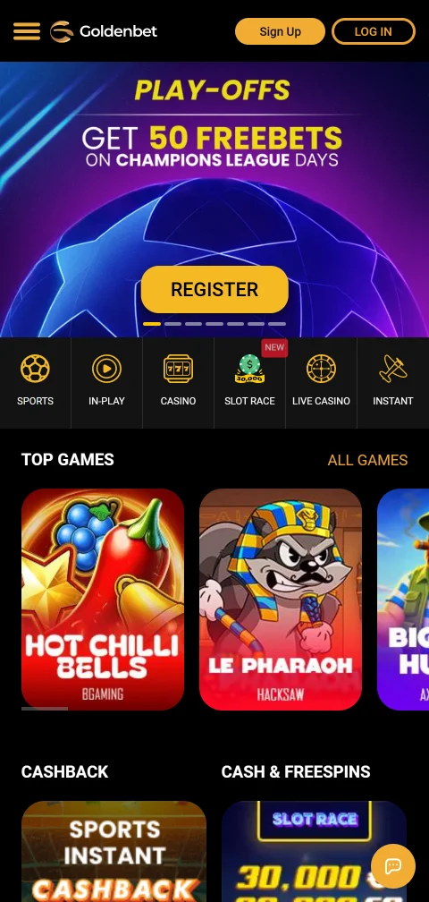Jogos mobile acessíveis GoldenBet Casino Brasil smartphones