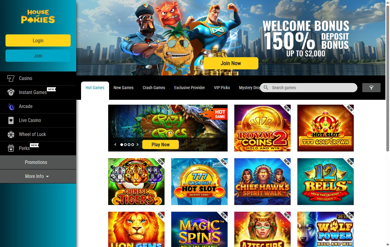 House of Pokies Casino Brasil análise completa plataforma jogos Brasil