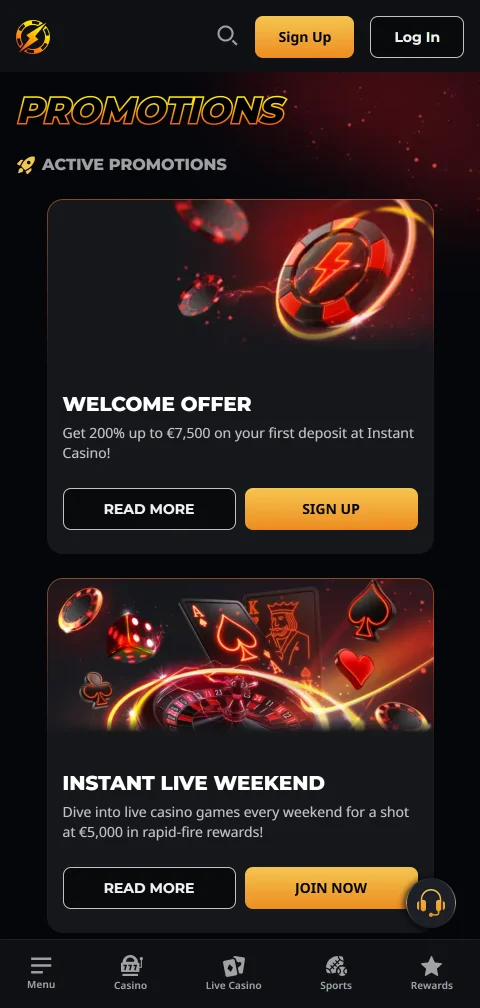 Pagamentos PIX e saques na Instant Casino Brasil
