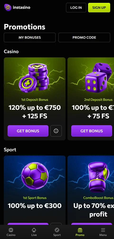 Depósitos saques PIX Instasino Casino Brasil pagamentos