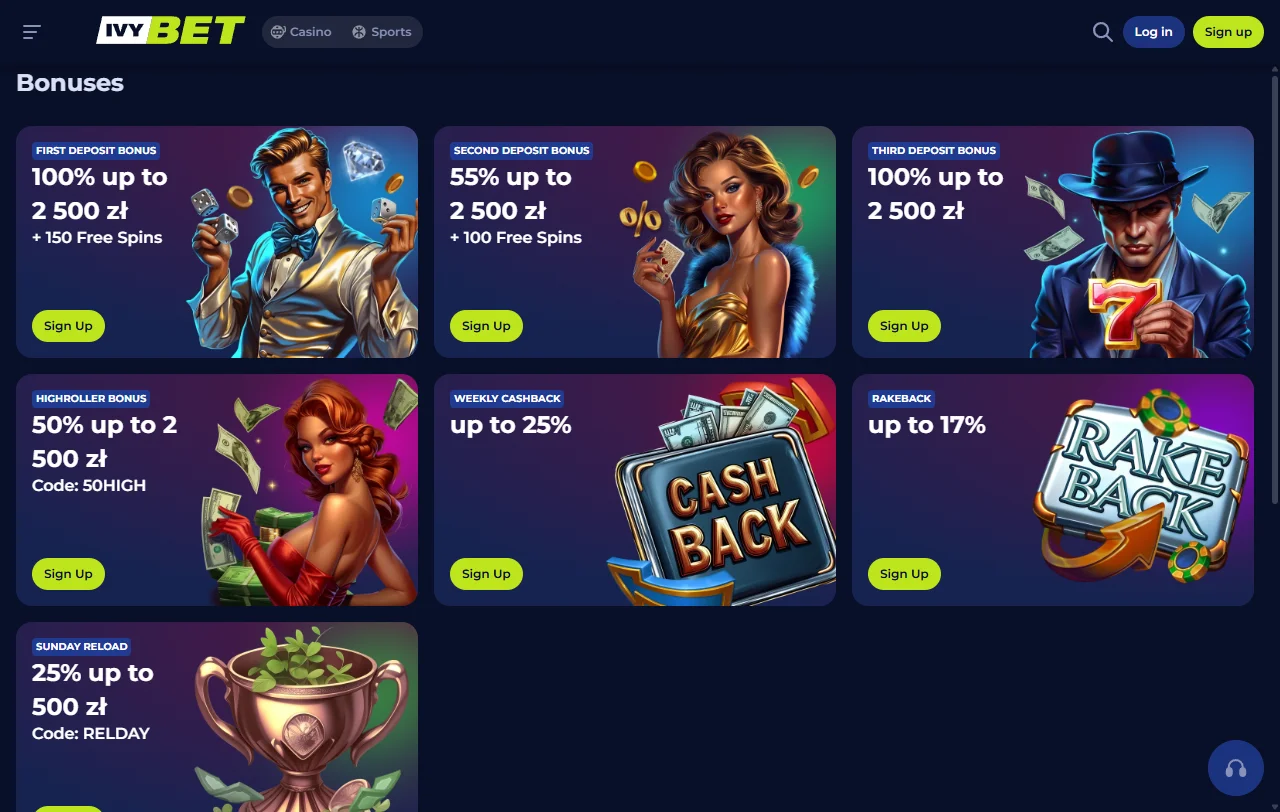Slots roleta blackjack provedores Ivybet Casino Brasil catálogo