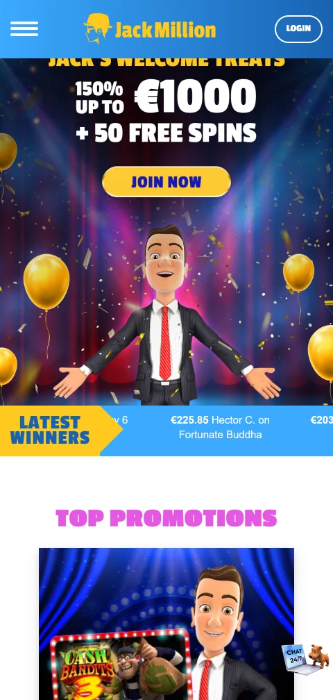 Jack Million Casino Brasil mobile jogos e acessibilidade Brasil