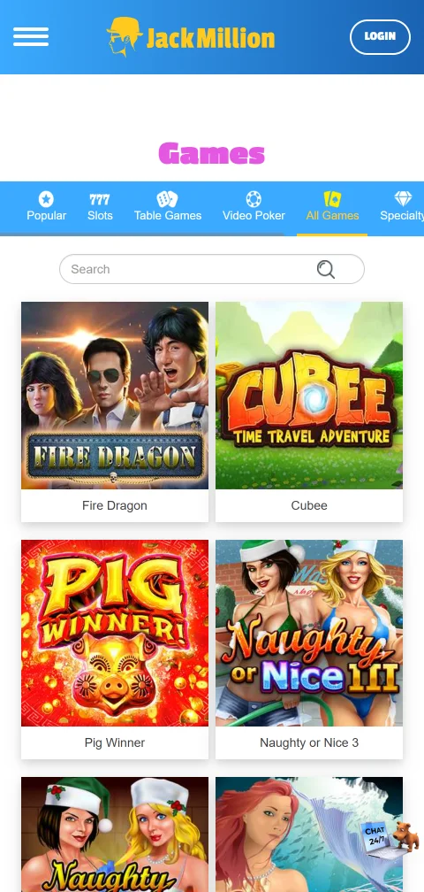 Depósitos saques PIX no Jack Million Casino Brasil mobile