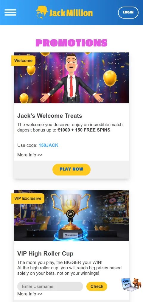 Licenças segurança e proteção Jack Million Casino Brasil