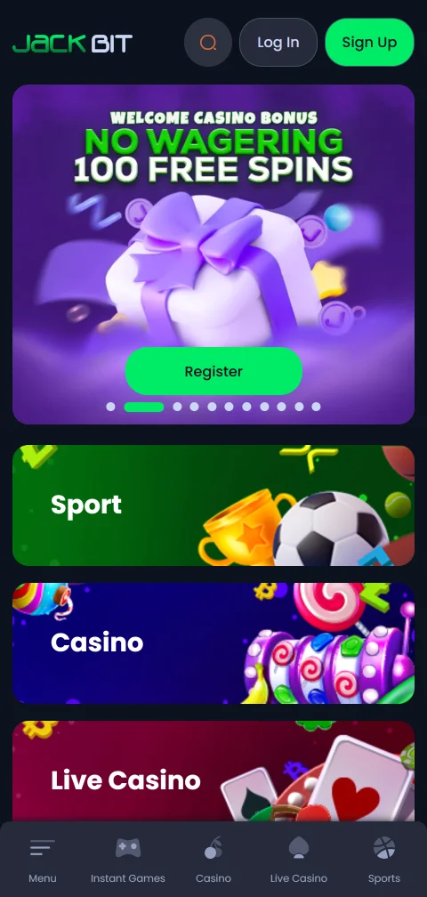 Jogos mobile otimizados Jackbit Casino Brasil
