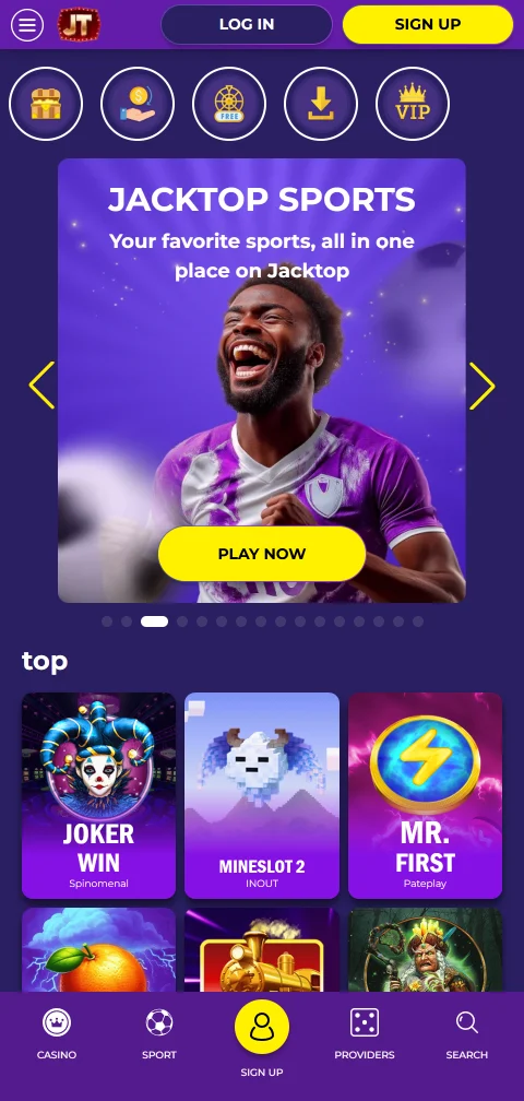 Jogos mobile otimizados JackTop Casino Brasil smartphone