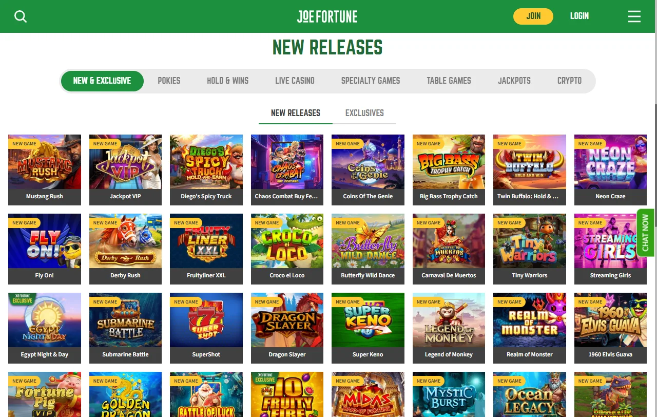 Promoções bônus e ofertas Joe Fortune Casino Brasil detalhadas