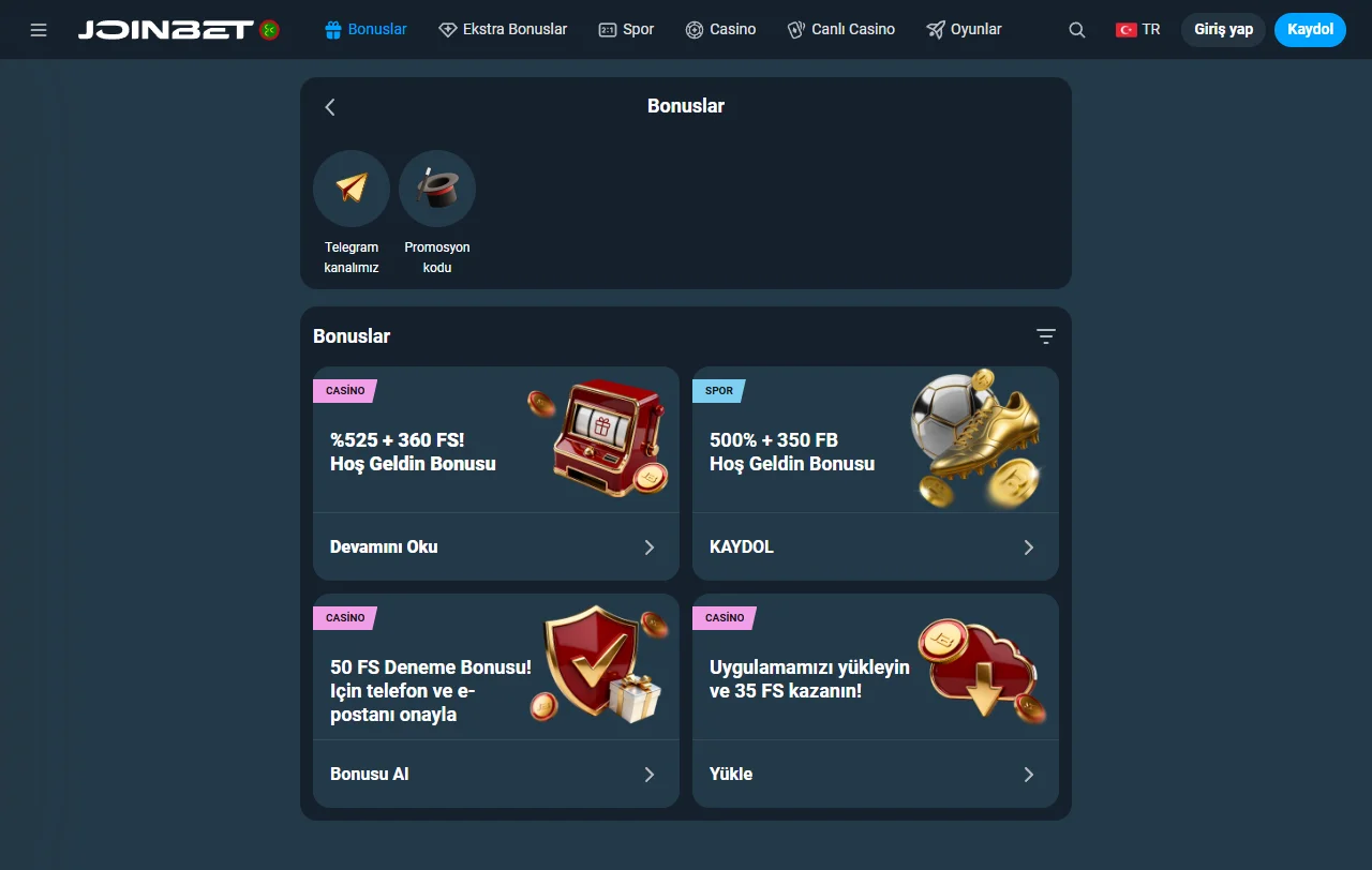 Seleção jogos slots e provedores Joinbet Casino Brasil