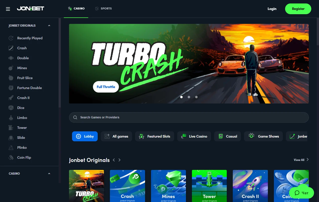 Seleção jogos slots e provedores Jon Bet Casino Brasil