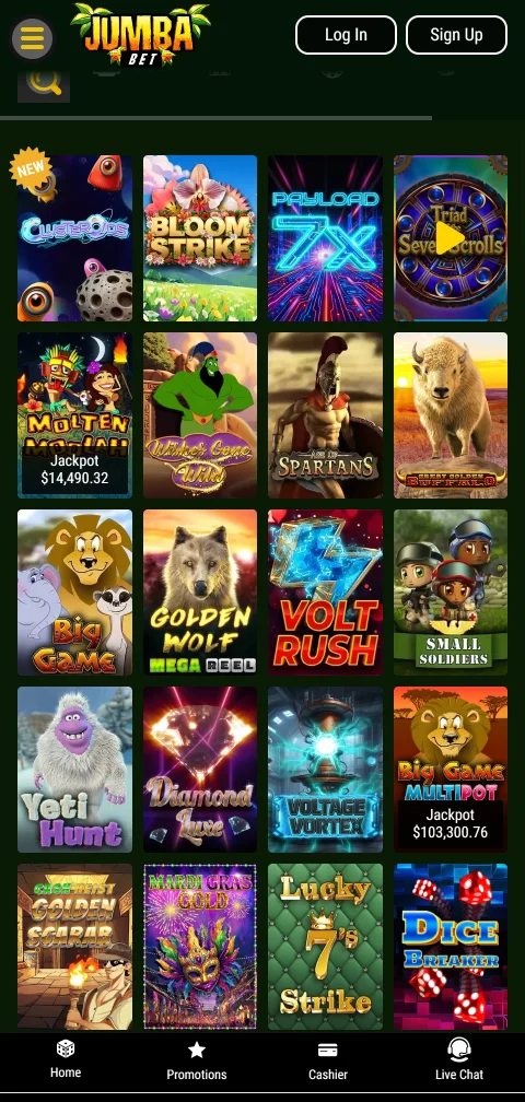 JumbaBet Casino Brasil acessível via mobile no Brasil