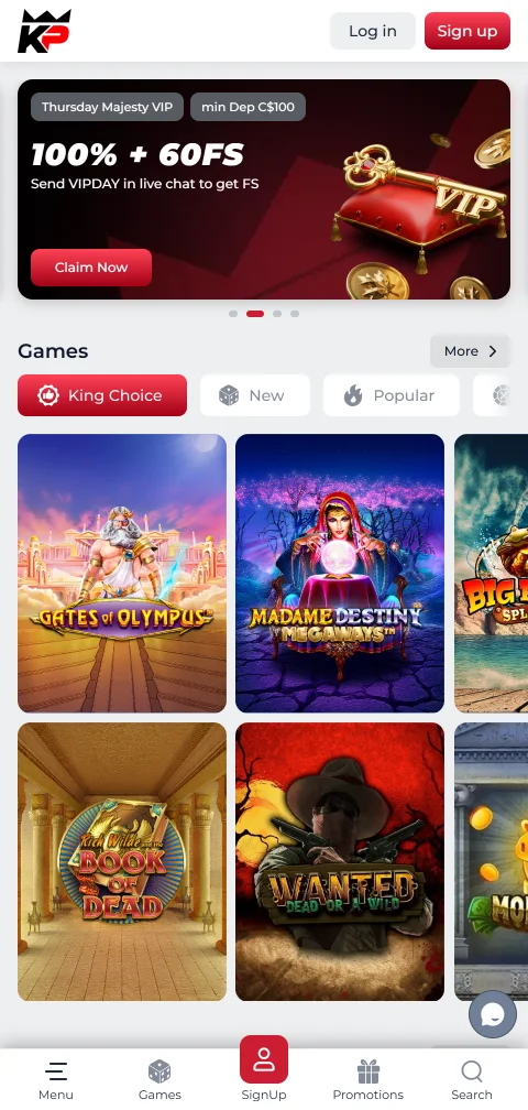 Jogos mobile acessíveis KingPari Casino Brasil