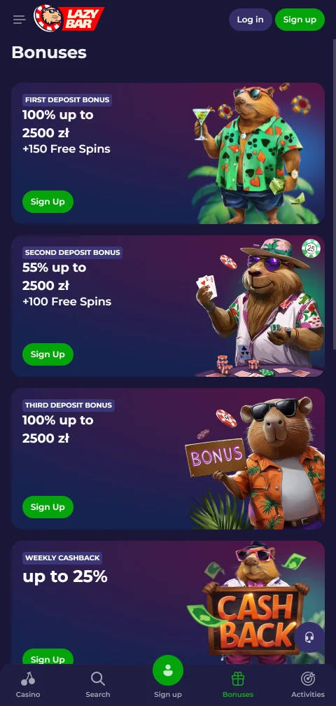 Métodos depósitos saques PIX no LazyBar Casino Brasil