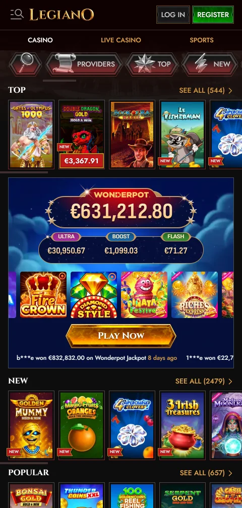 Licenças segurança proteção jogador Legiano Casino Brasil