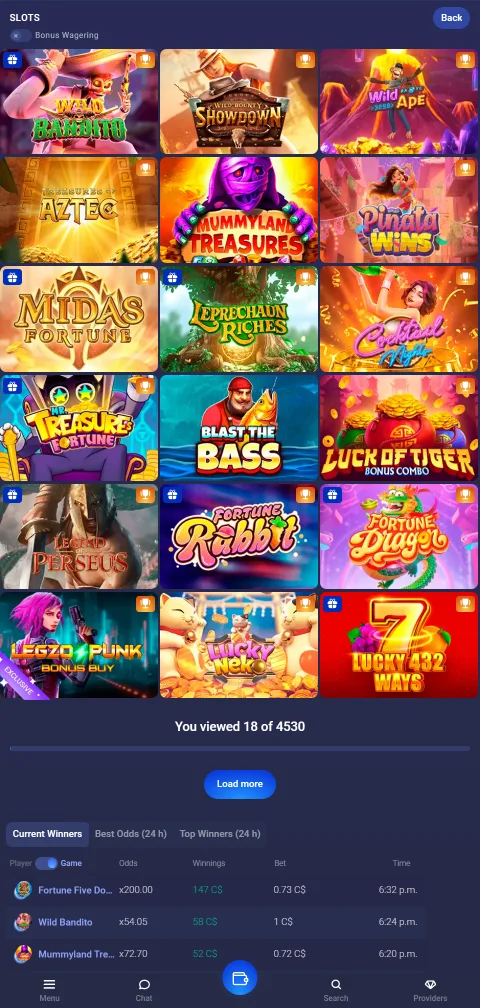 Métodos de depósito e saque no Legzo Casino Brasil mobile
