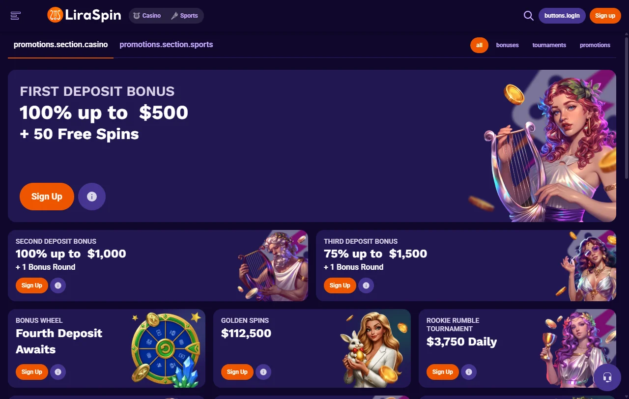 Jogos slots e live na plataforma Liraspin Casino Brasil