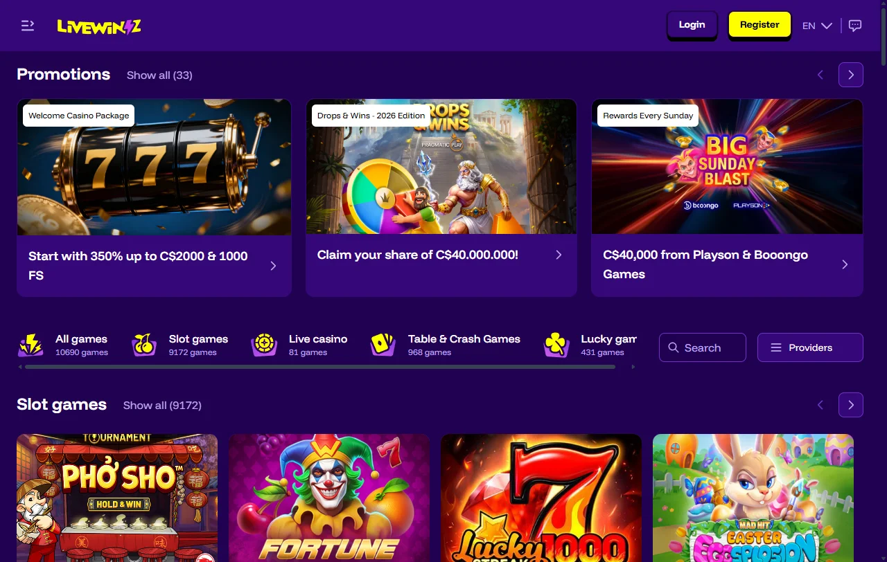 Análise completa LiveWinz Casino Brasil com todos recursos para mercado brasileiro