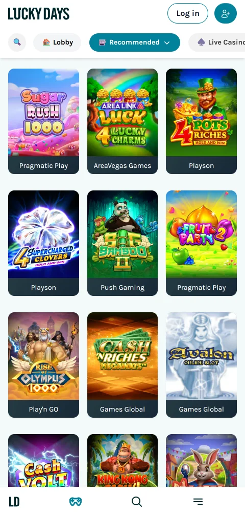 Depósitos PIX e saques rápidos no LuckyDays Casino Brasil