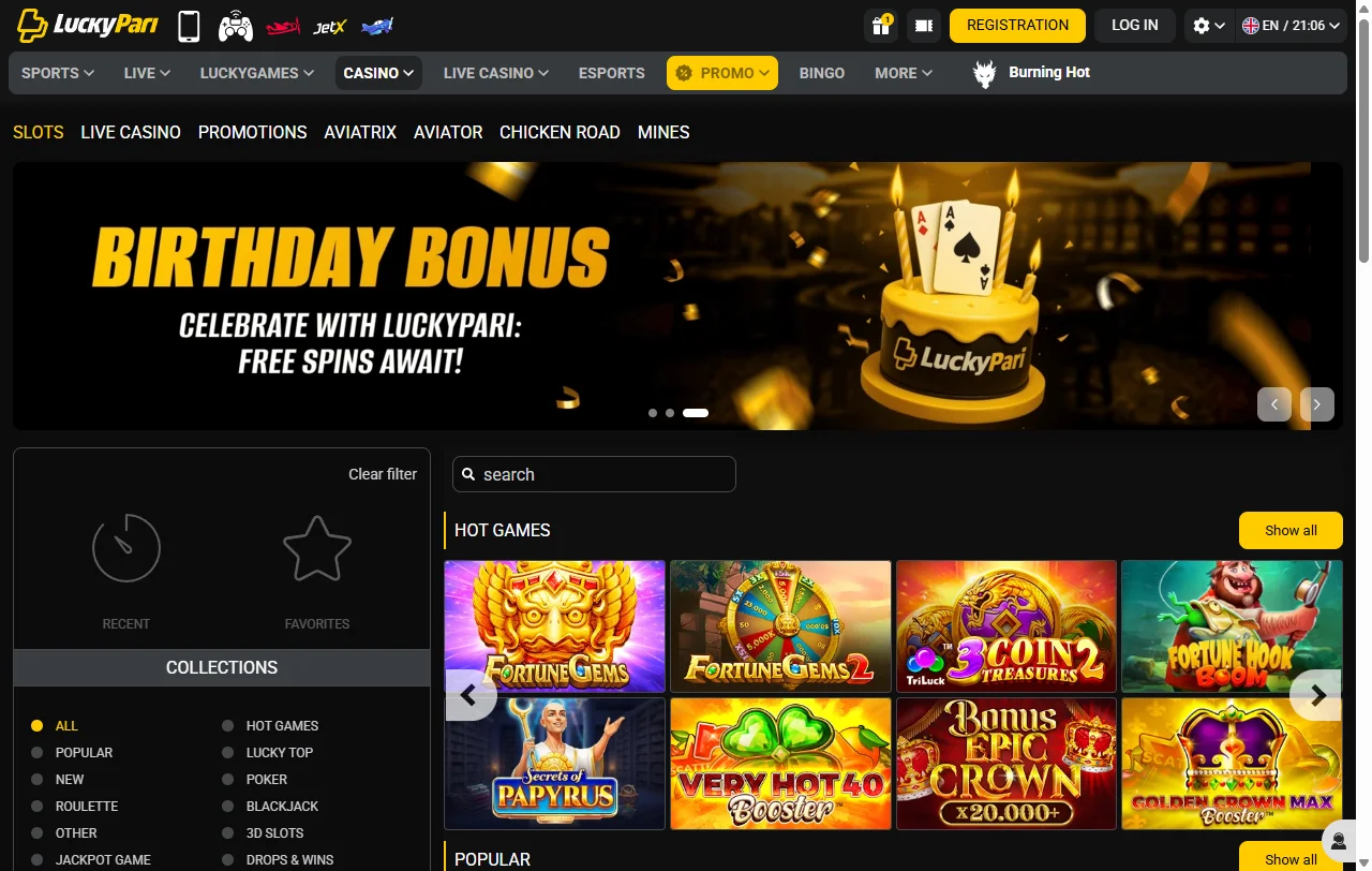 Análise completa LuckyPari Casino Brasil todos recursos Brasil
