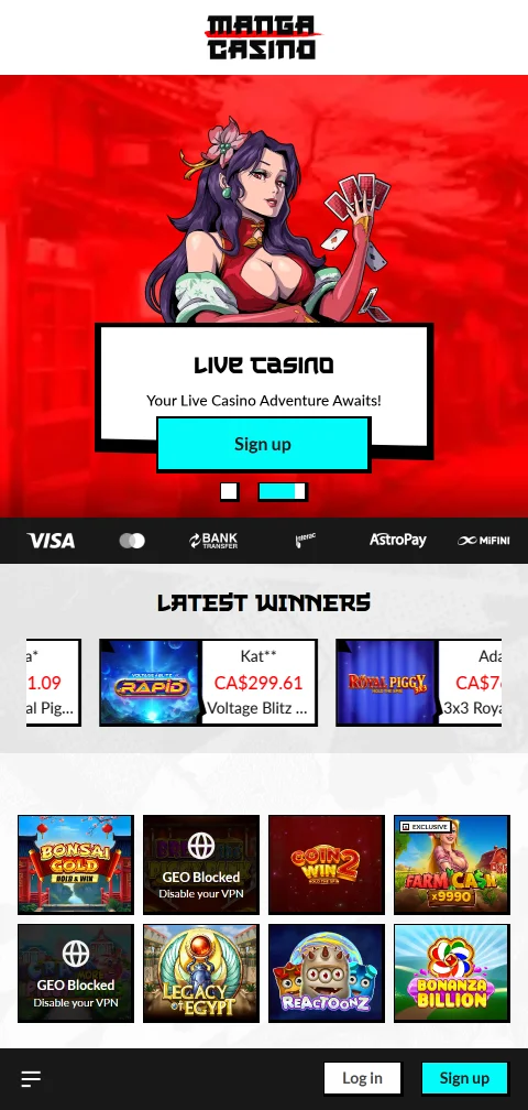 Experiência mobile e acessibilidade Manga Casino Brasil smartphones