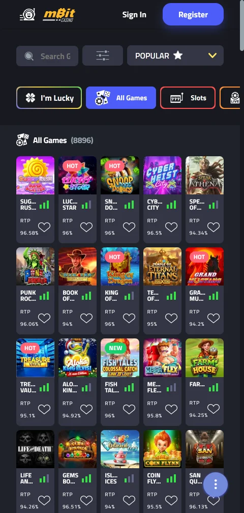 Depósitos saques pagamentos mBit Casino Brasil