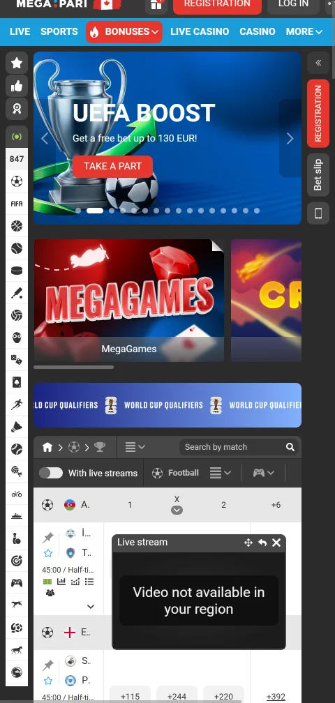 Jogos mobile acessíveis no Megapari Casino Brasil