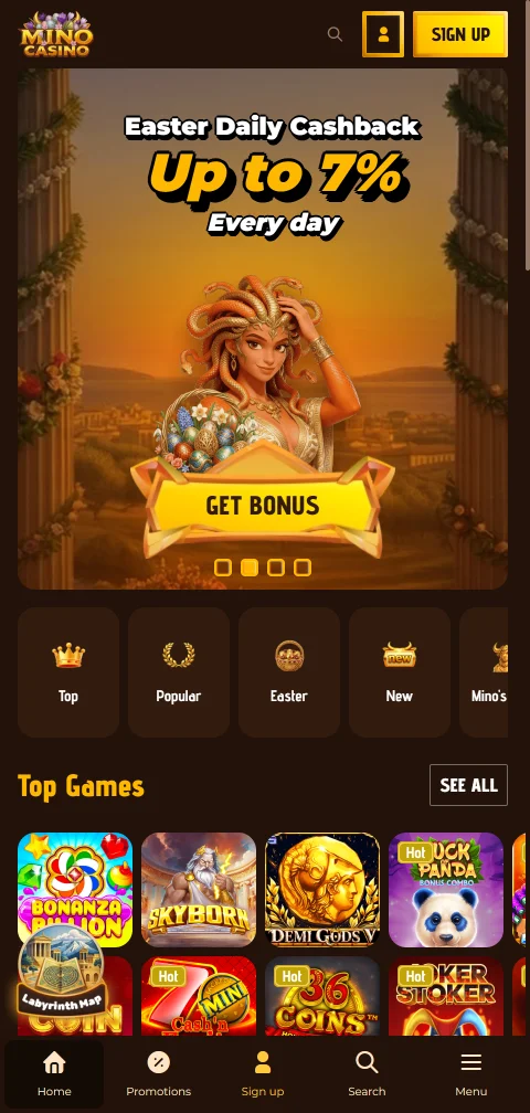 MinoCasino Brasil mobile acessibilidade jogos smartphone Brasil