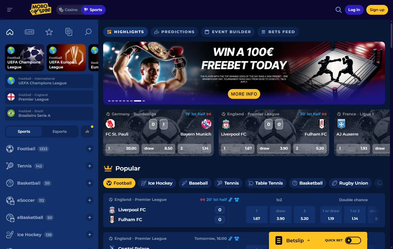 Promoções bônus bem-vindas Morospin Casino Brasil detalhadas