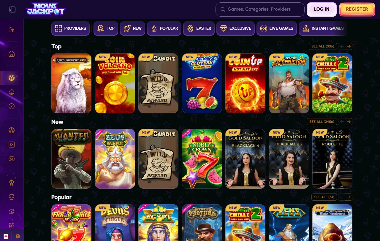 Bônus de boas-vindas e promoções recorrentes oferecidas pelo Novajackpot Casino Brasil