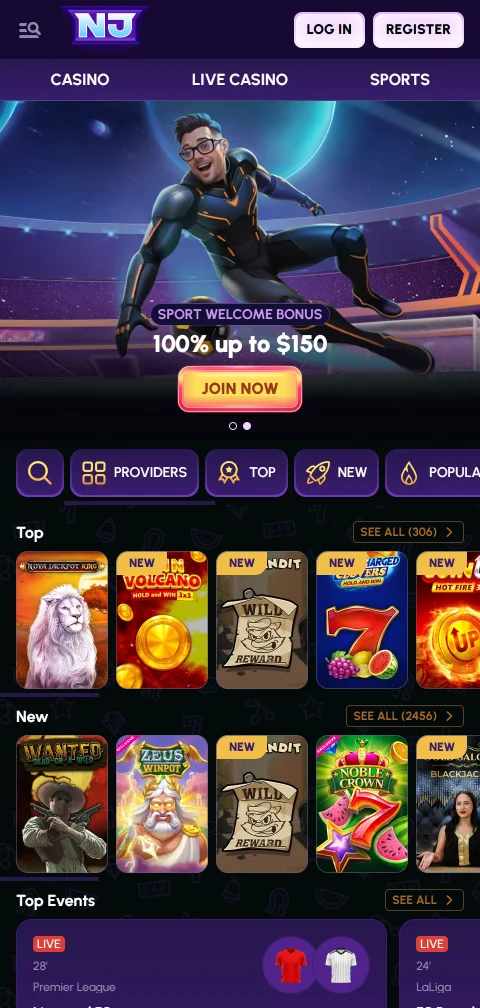 Aplicativos mobile nativos do Novajackpot Casino Brasil para iOS e Android com síncronia de conta