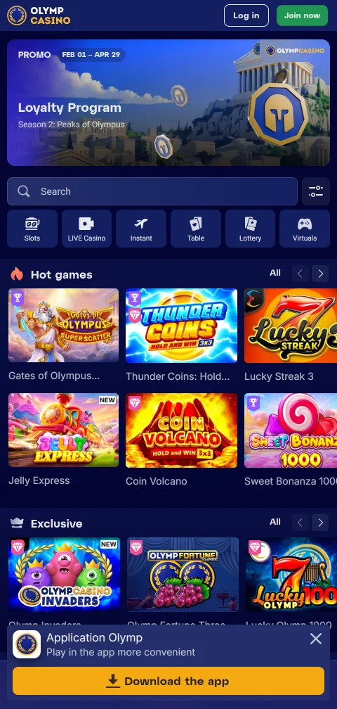 Olymp Casino Brasil experiência mobile e acessibilidade smartphone