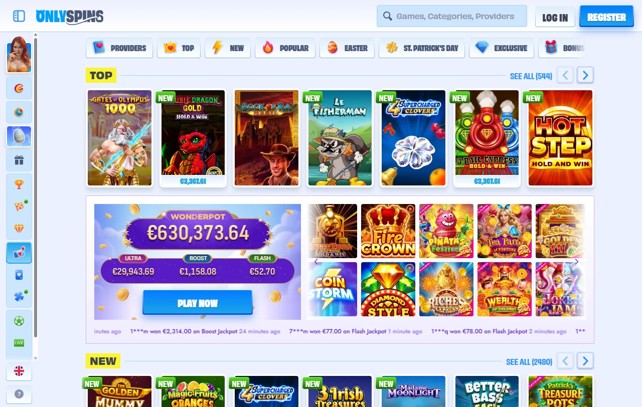 Bônus de boas-vindas e promoções ativas em OnlySpins Casino Brasil com ofertas de recarga
