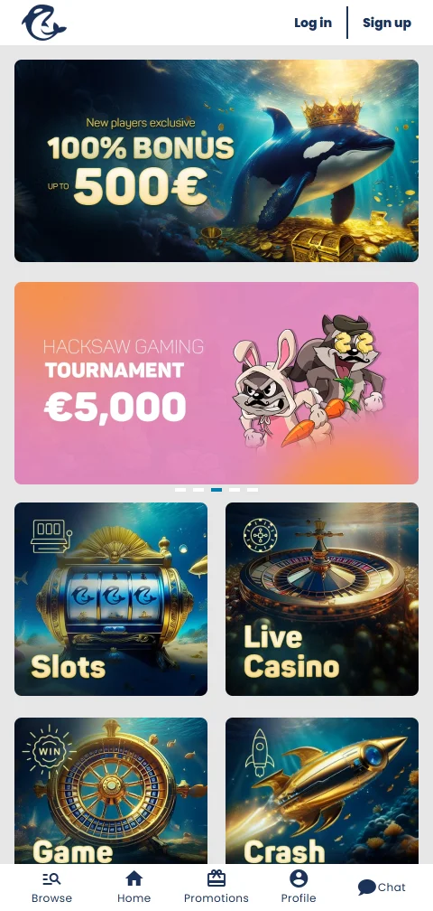 Acesso mobile otimizado Casino Orca Brasil dispositivos