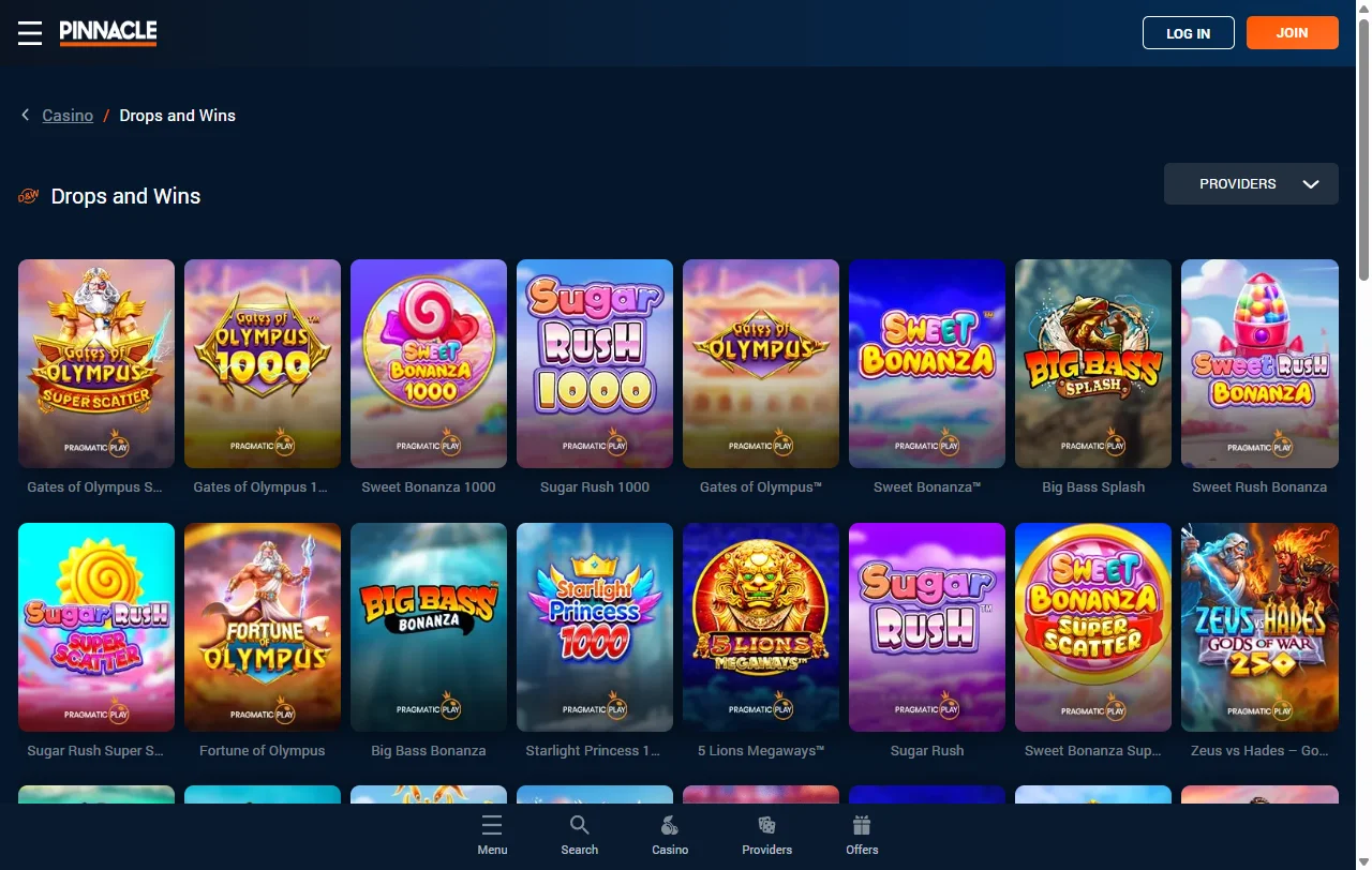 Promoções bônus e ofertas bem-vindas Pinnacle Casino Brasil