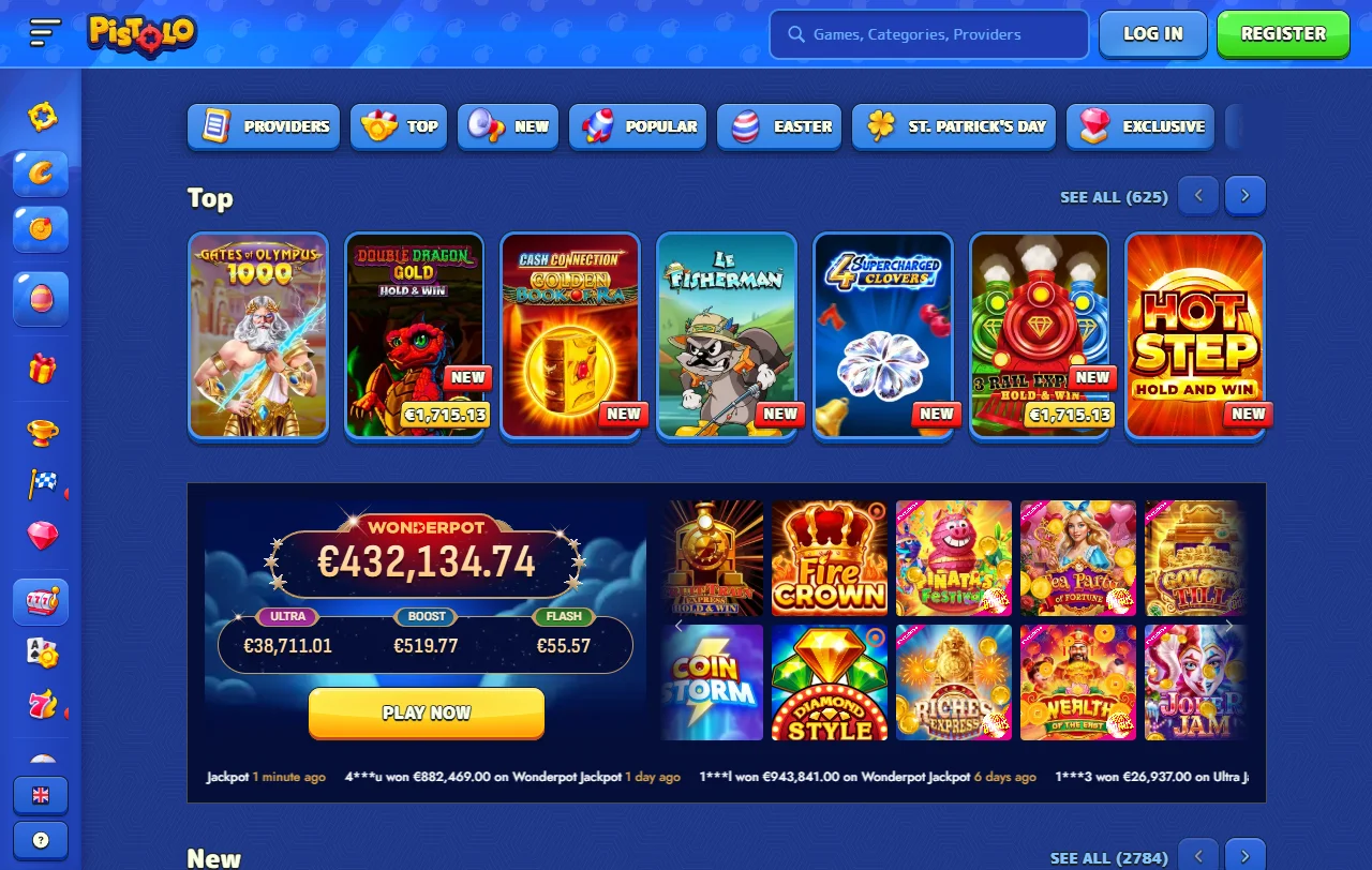 Bônus promoções boas-vindas Pistolo Casino Brasil termos