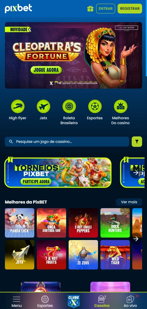 Plataforma mobile PixBet Casino Brasil acessível dispositivos
