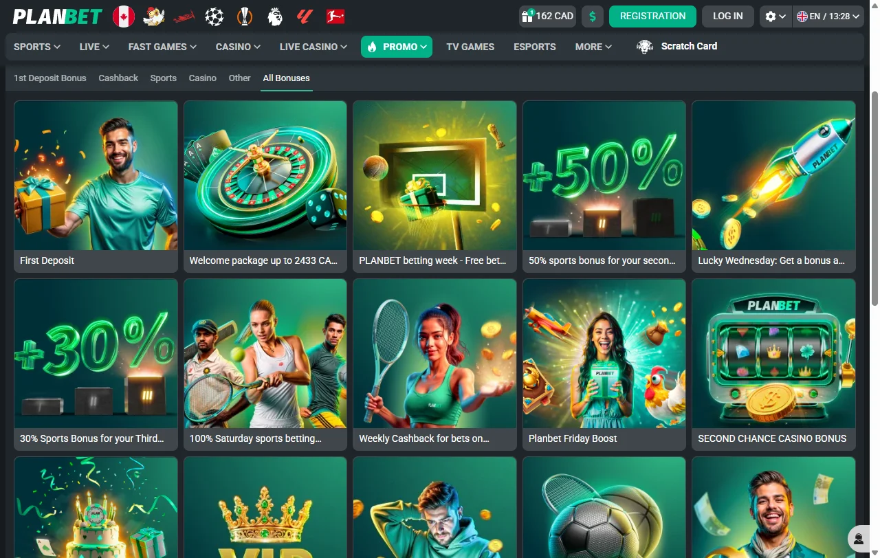 Ofertas bônus e promoções do PlanBet Casino Brasil detalhadas