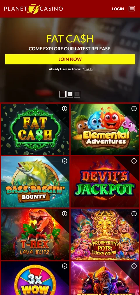 Planet 7 Casino Brasil experiência mobile e acessibilidade smartphone