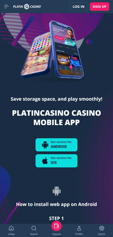 Métodos de depósito e saque em Platin Casino Brasil incluindo PIX