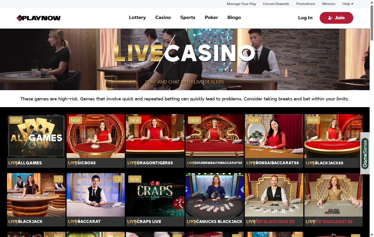 Promoções bônus e ofertas boas-vindas PlayNow Casino Brasil