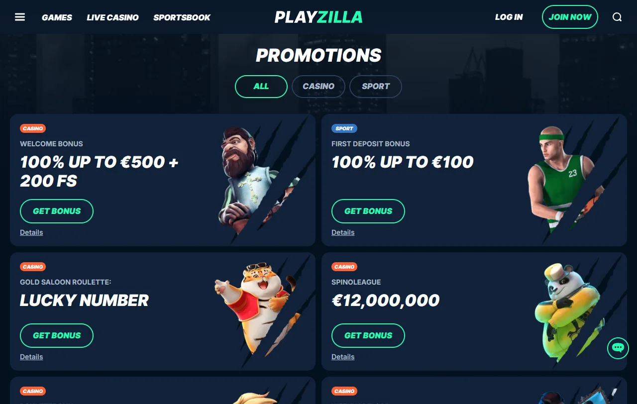 Jogos slots e provedores no Playzilla Casino Brasil
