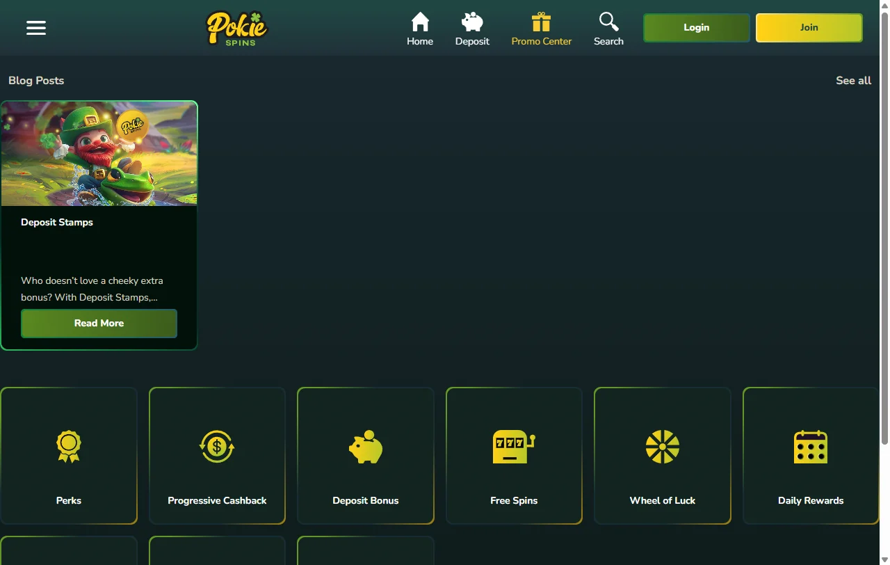 Promoções e bônus bem-vindo Pokie Spins Casino Brasil detalhados