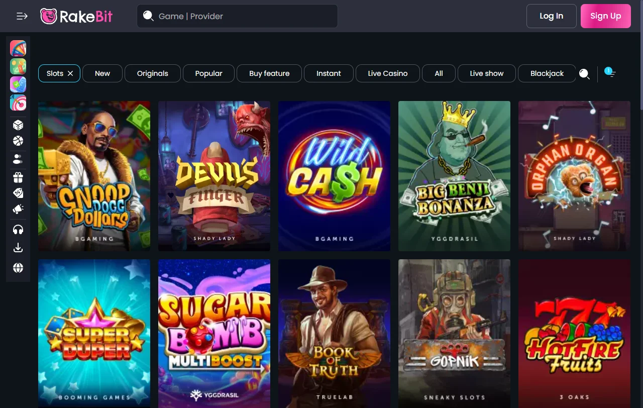 Bônus promoções e ofertas boas-vindas RakeBit Casino Brasil