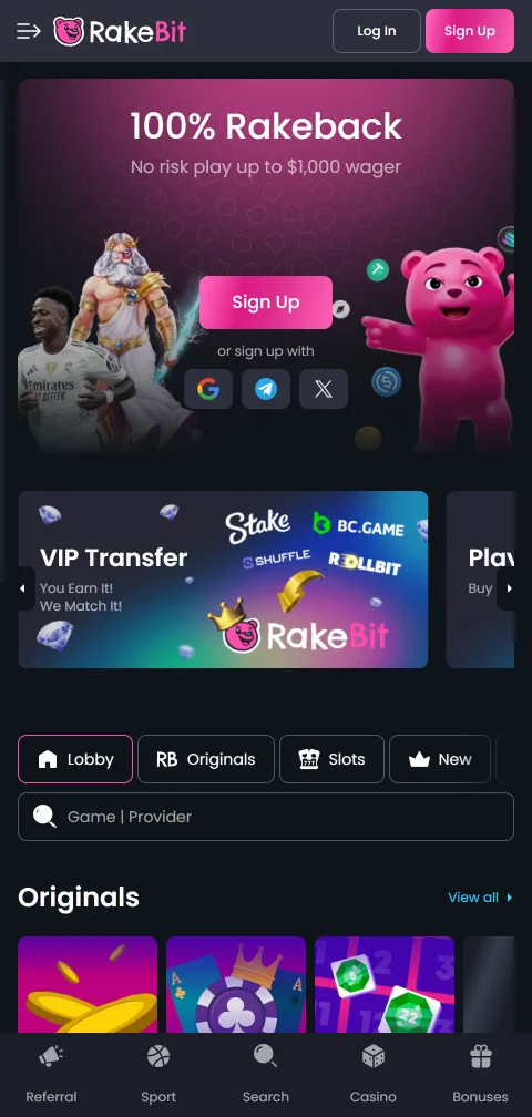 Jogos mobile e acesso smartphone RakeBit Casino Brasil