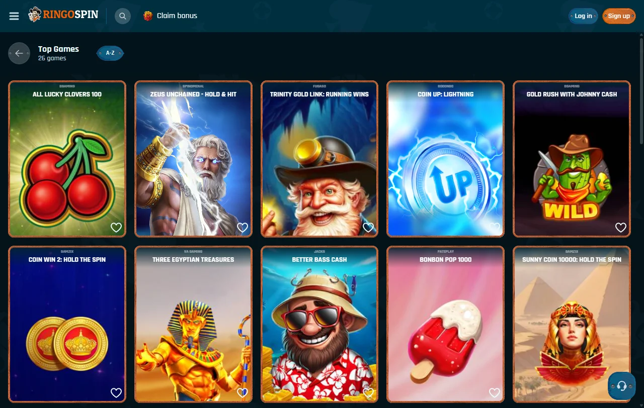 Bônus de boas-vindas do RingoSpin Casino Brasil até 200% com rodadas grátis